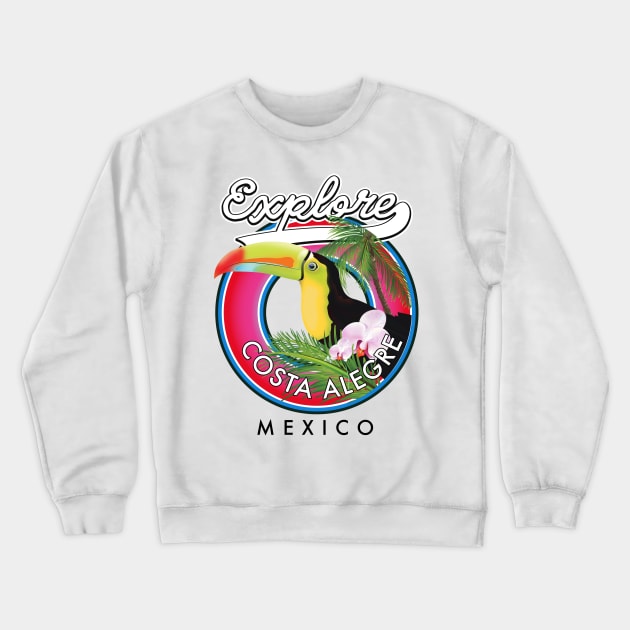 Explore Costa Alegre logo Crewneck Sweatshirt by nickemporium1